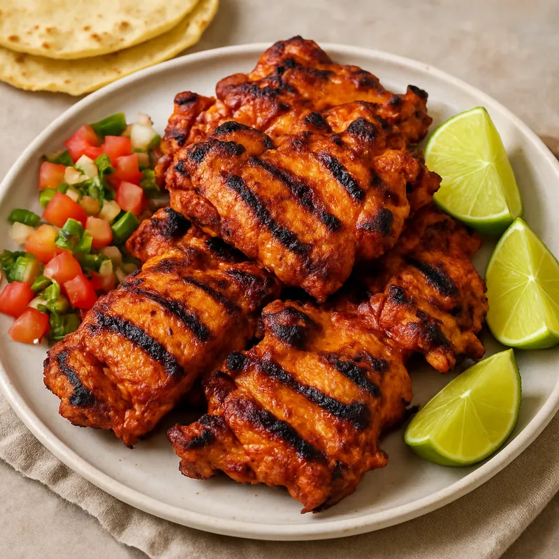 Pollo Al Pastor (Mariniertes gegrilltes Hähnchen)
