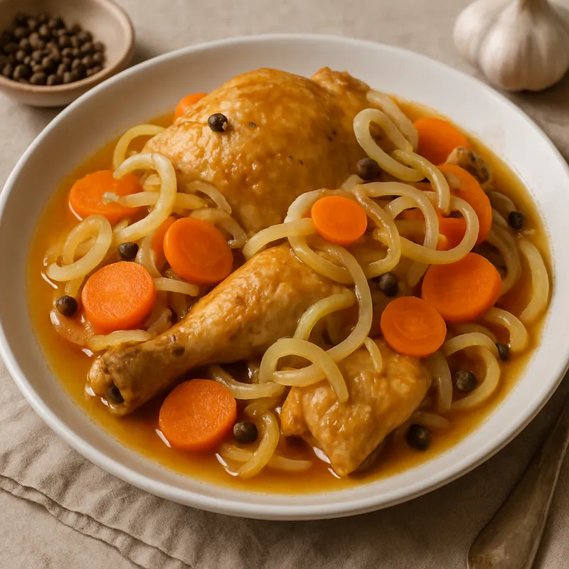 Pollo en Escabeche (Eingelegtes Hähnchen)