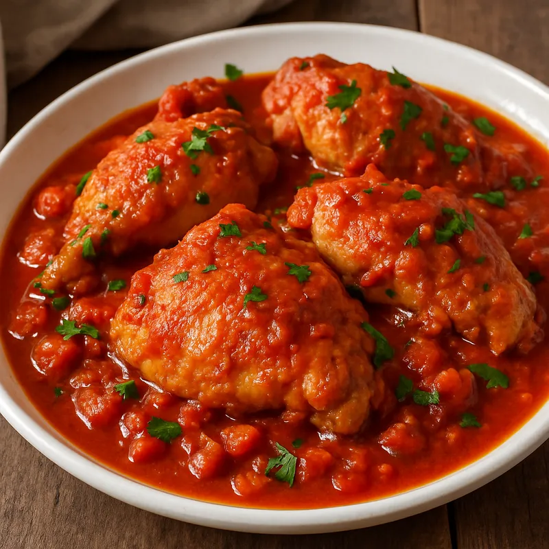 Pollo Entomatado (Tomaten-Hähnchen)