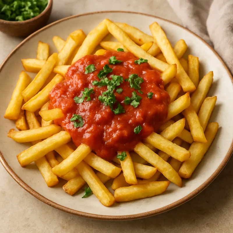 Pommes Frites auf Portugiesische Art