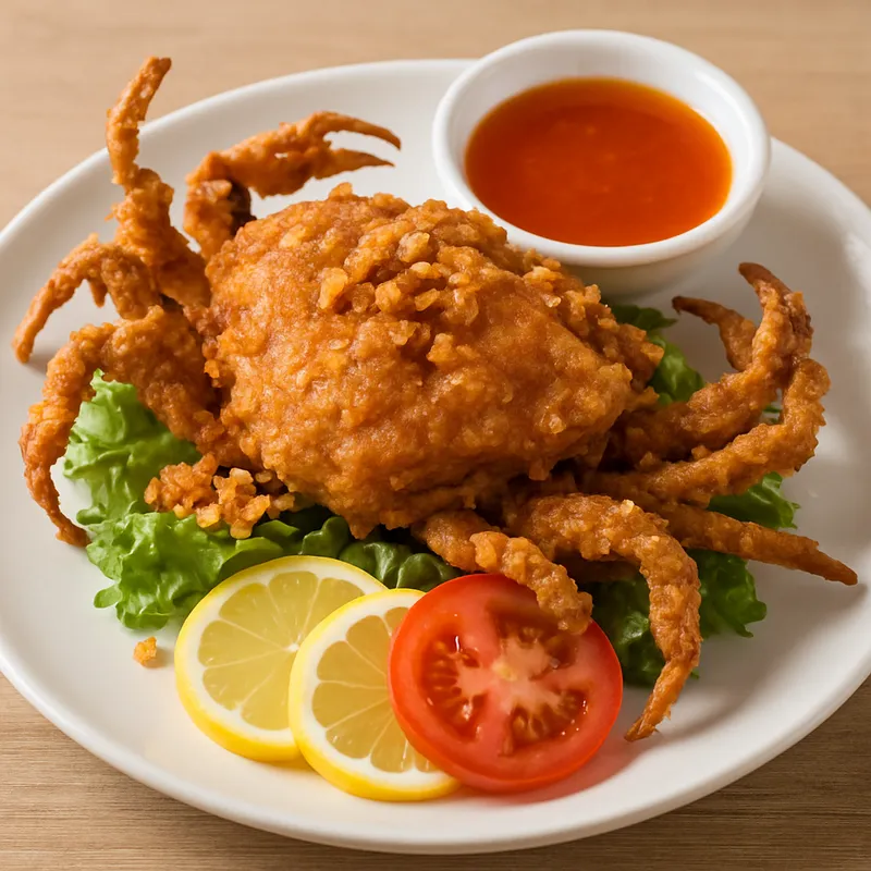 Poo Nim Tod (Gebratene Softshell-Krabben)