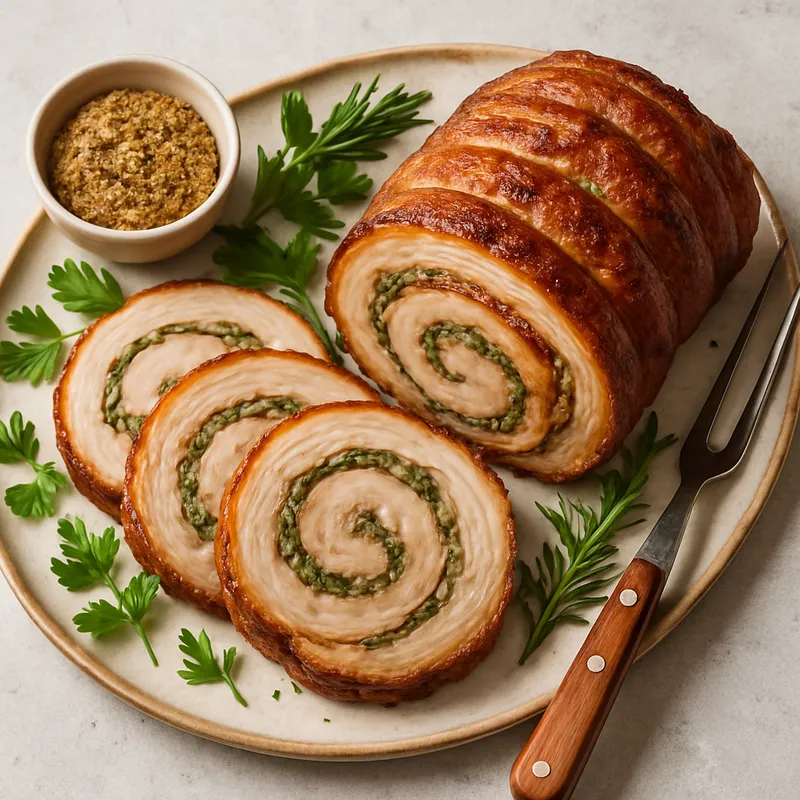 Porchetta auf französische Art