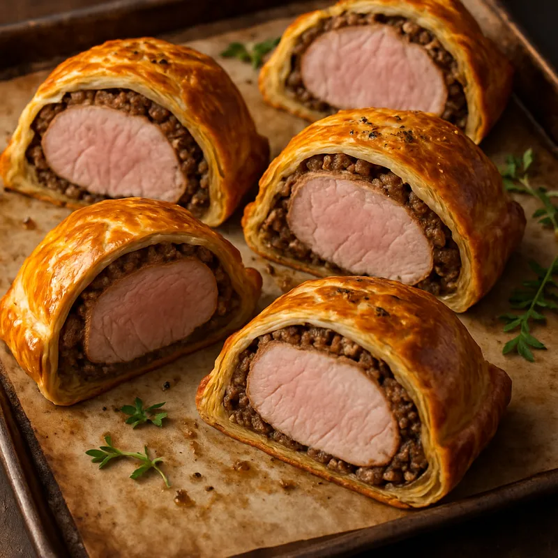 Schweinefilet im Blätterteigmantel