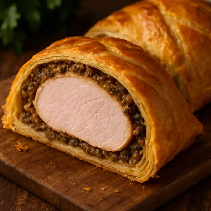 Schweinefilet im Blätterteigmantel