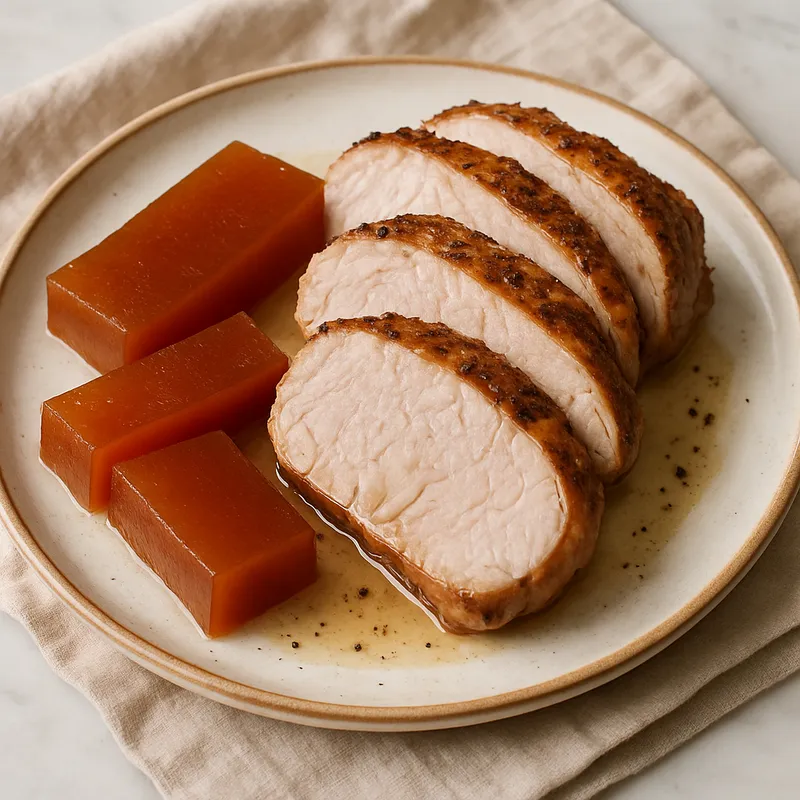 Schweinefilet mit Quittenpaste