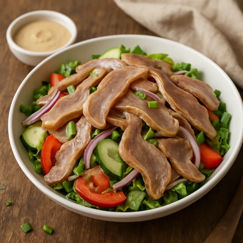 Schweineschnauzen-Salat