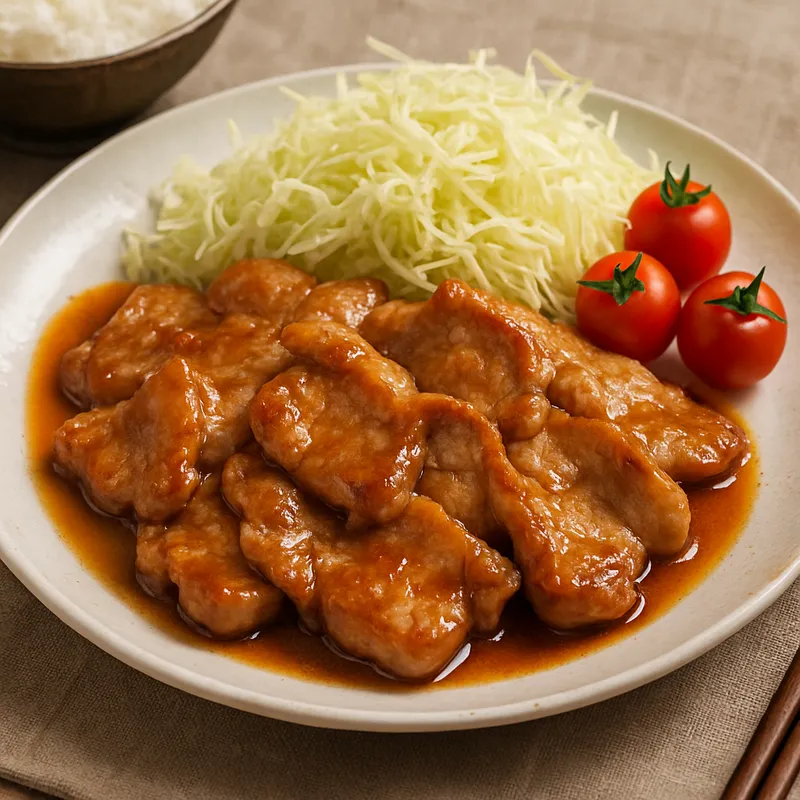 Japanisches Schweinefleisch-Sauté