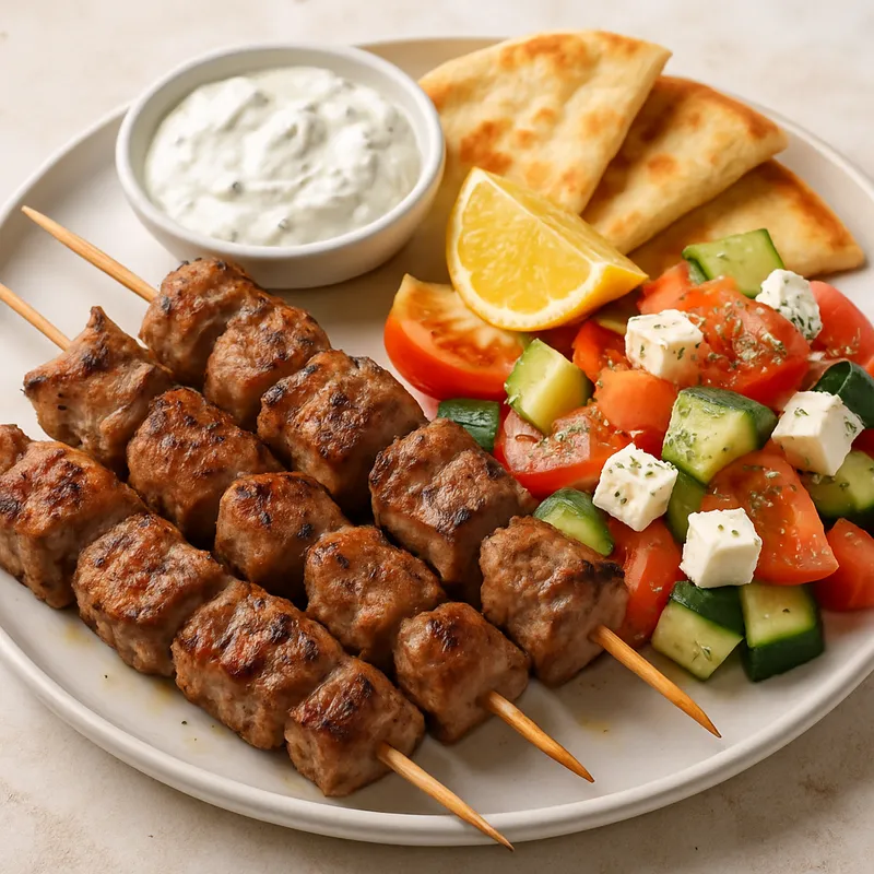 Schweinefleisch-Souvlaki