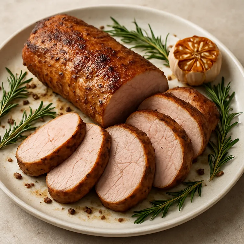 Gebratenes Schweinefilet