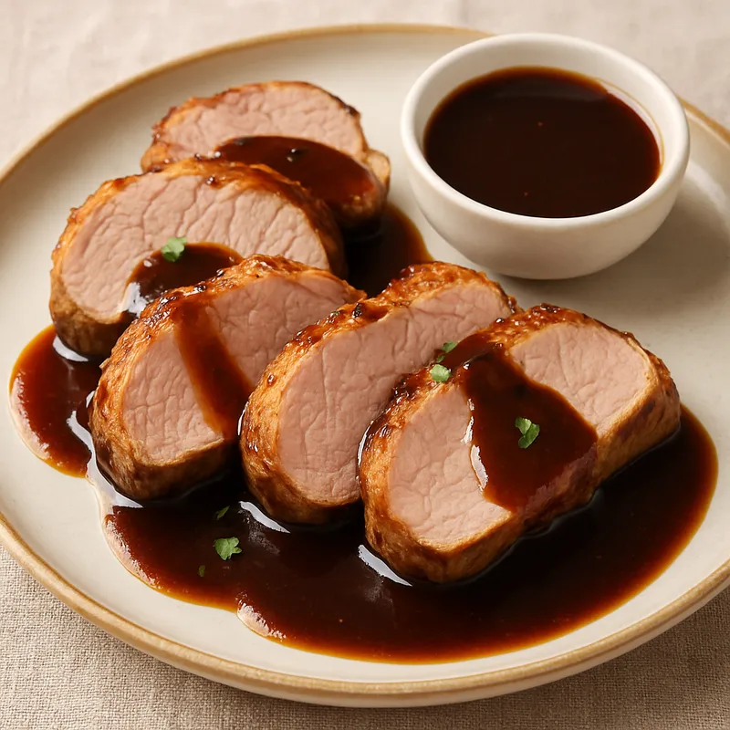 Schweinefilet mit Pedro-Ximénez-Sauce