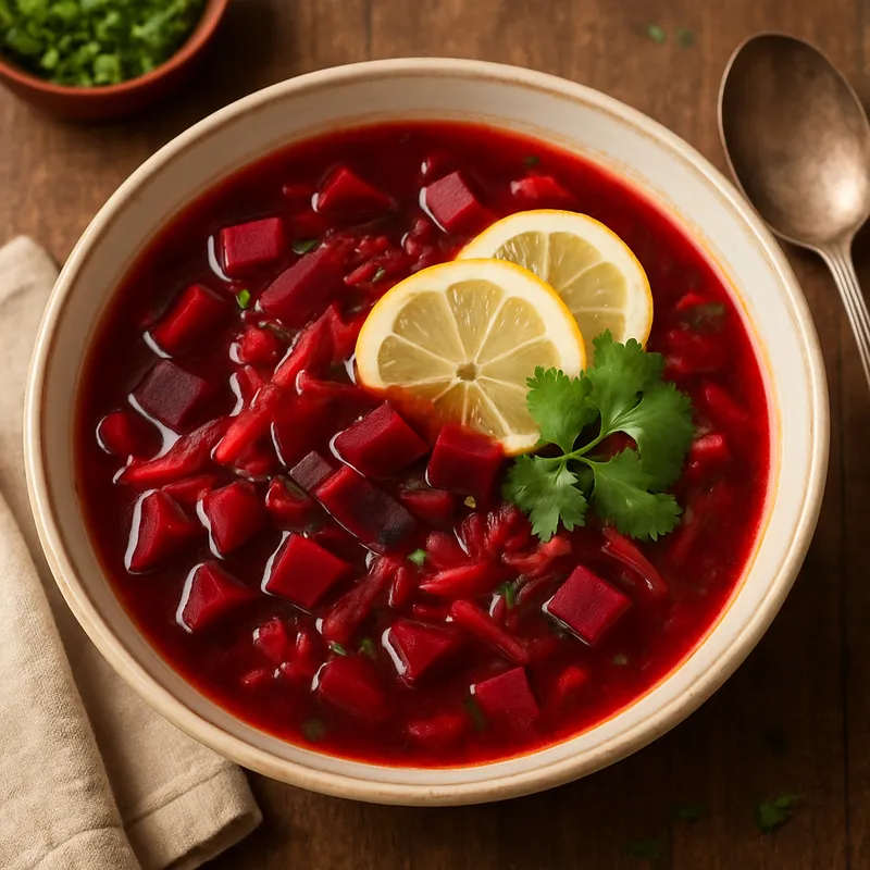 Rote-Bete-Suppe nach portugiesischer Art