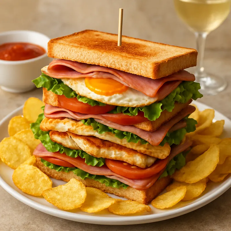 Club-Sandwich auf Portugiesische Art