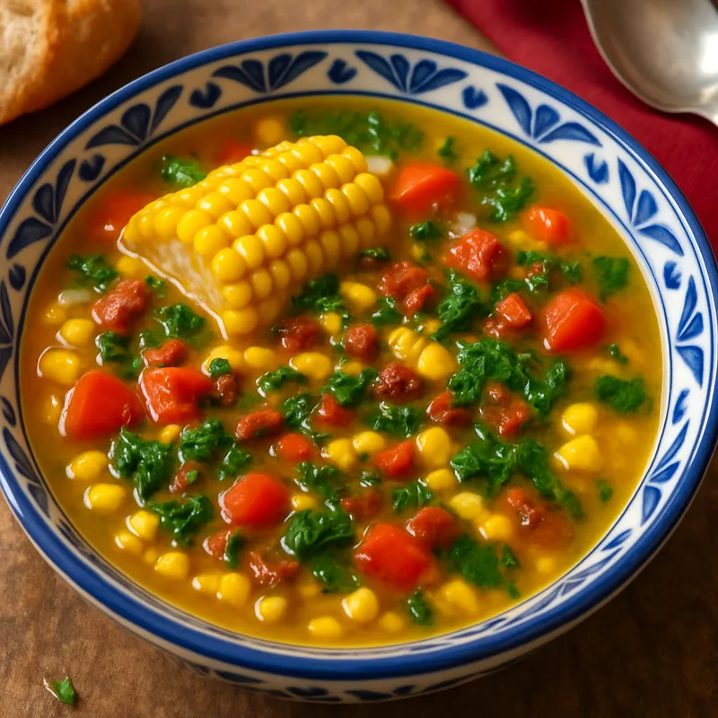 Portugiesische Maissuppe