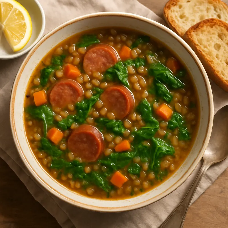 Linsensuppe auf portugiesische Art