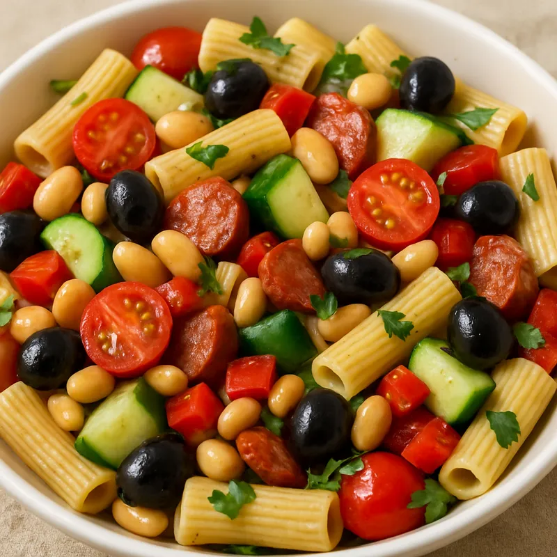 Nudelsalat auf portugiesische Art