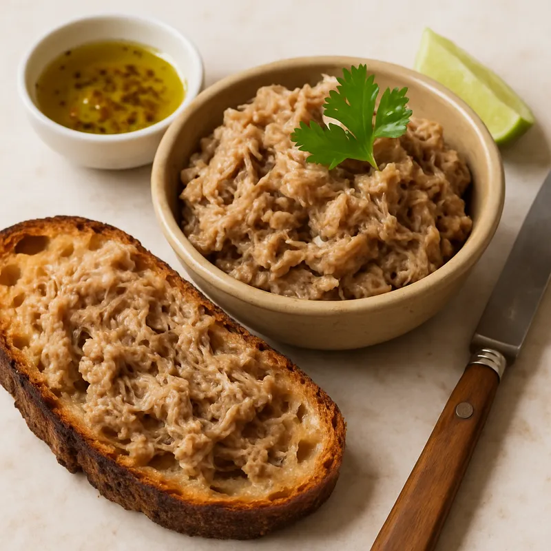 Portugiesische Schweinerillettes