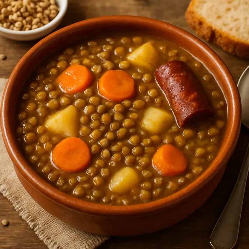 Potaje de Lentejas (Linseneintopf)
