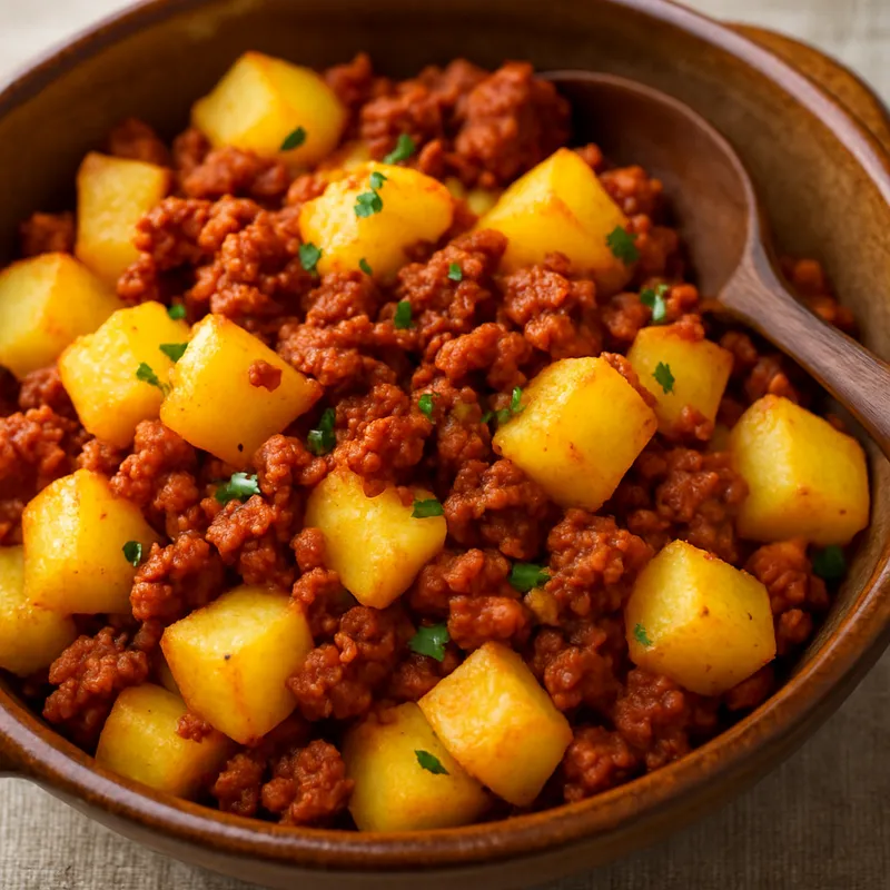 Kartoffeln mit Chorizo