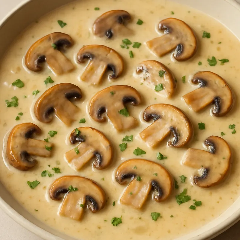 Poulette-Sauce (Champignon-Weißweinsauce)