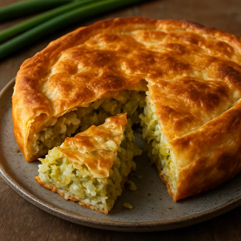 Prasopita (Lauch-Pie)