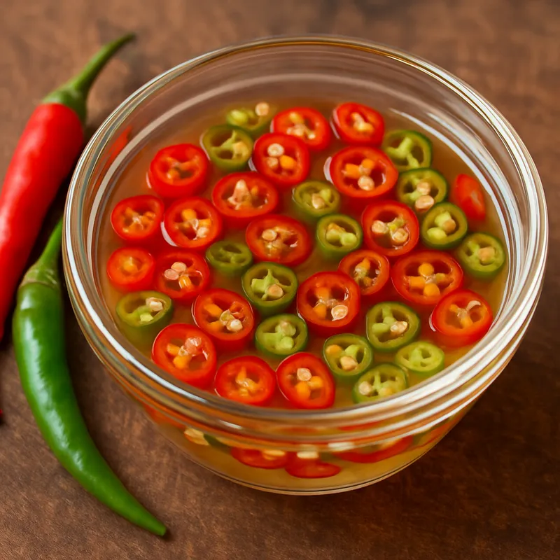 Prik Nam Som (Chili-Essig-Sauce)