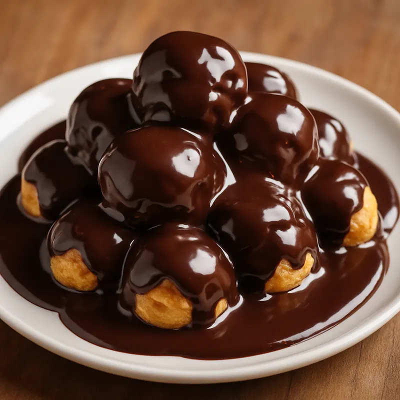 Profiterol (Istanbuler Schokoladenprofiteroles)