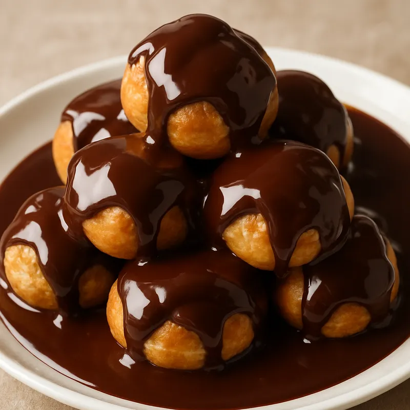 Profiteroles auf griechische Art