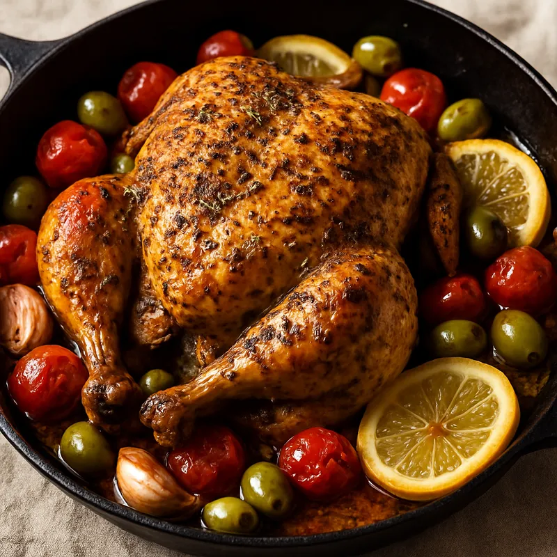 Provenzalisches Grillhähnchen