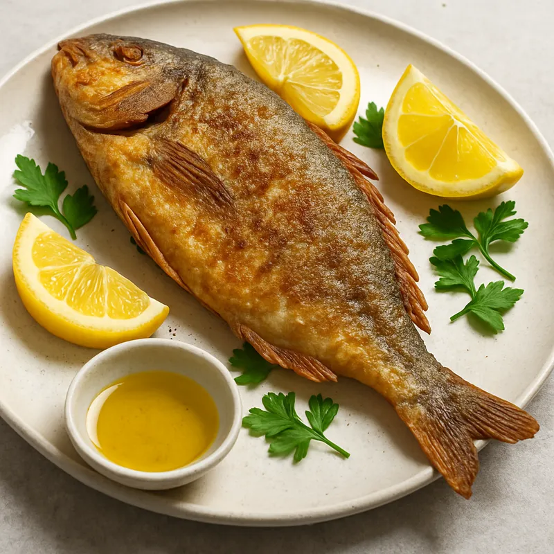 Psari Tiganito (Gebratener Fisch)