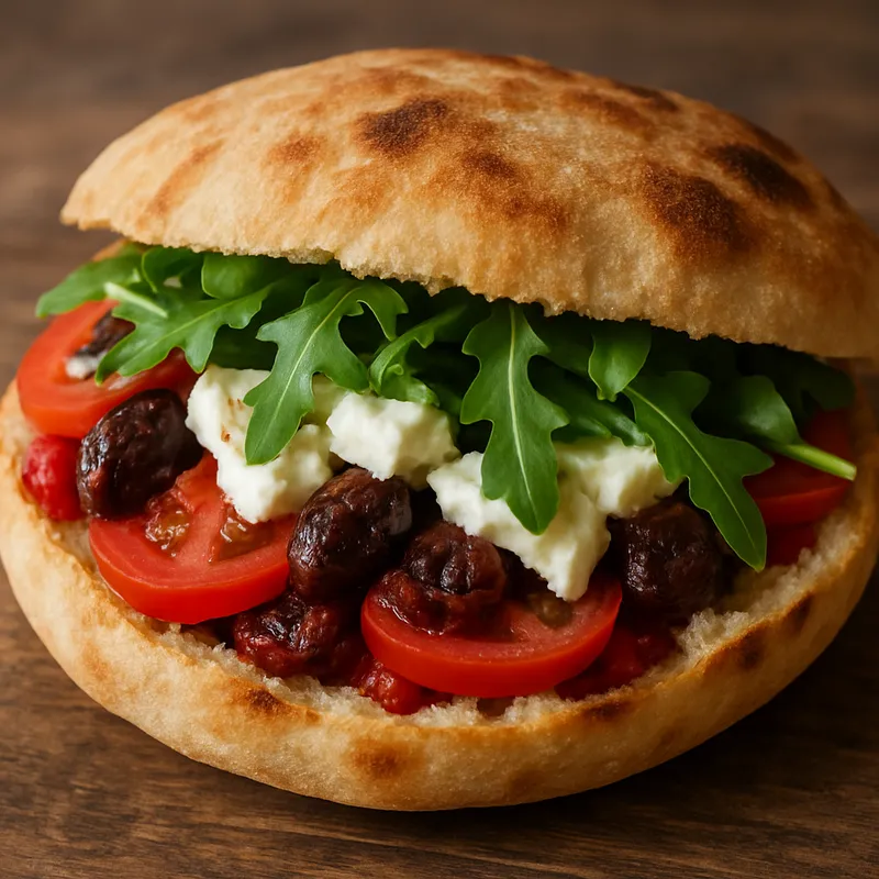 Puccia Salentina (Gefülltes Brot aus dem Salento)
