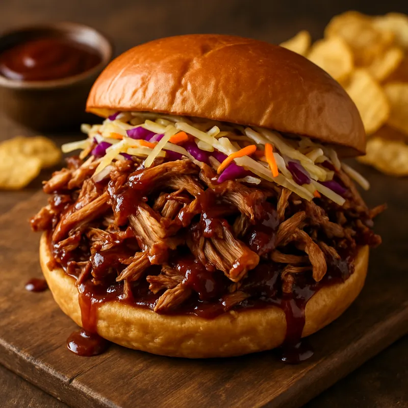 Pulled Pork Sandwich BBQ