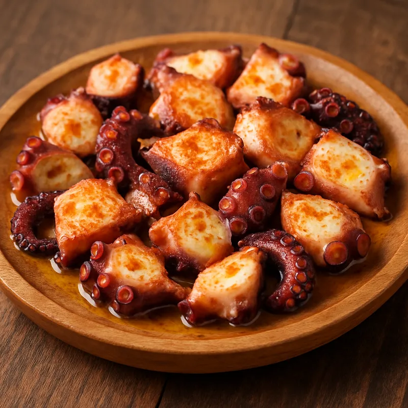 Pulpo a Feira (Oktopus nach Jahrmarktart)