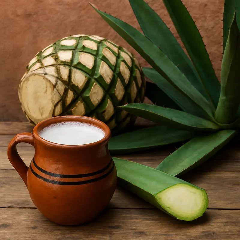 Pulque (Traditionelles mexikanisches Fermentgetränk)