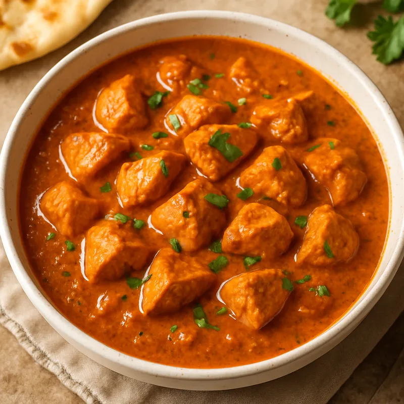 Pute in Hindi-Sauce