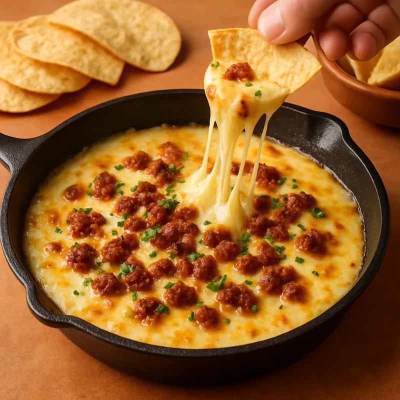 Queso Fundido (Geschmolzener Käse)
