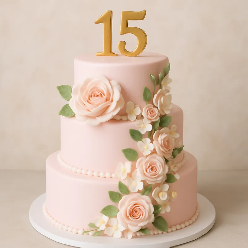 Quinceañera-Festtagstorte