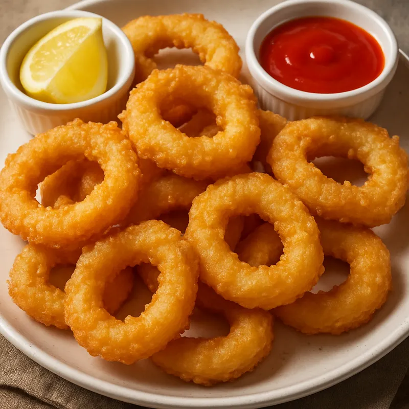 Rabas Cantabras (Kantabrische Frittierte Tintenfischringe)