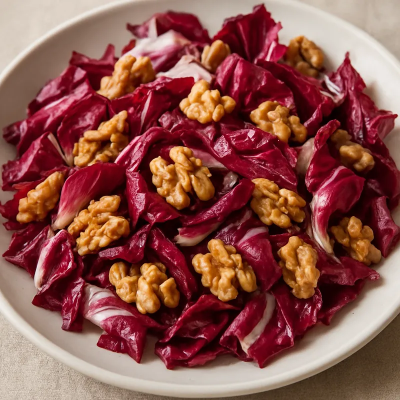 Radicciosalat mit Walnüssen