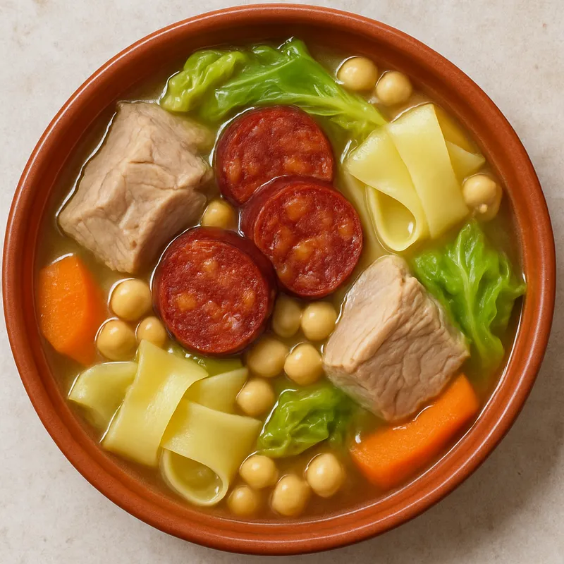 Rancho à Portuguesa (Portugiesische Landsuppe)