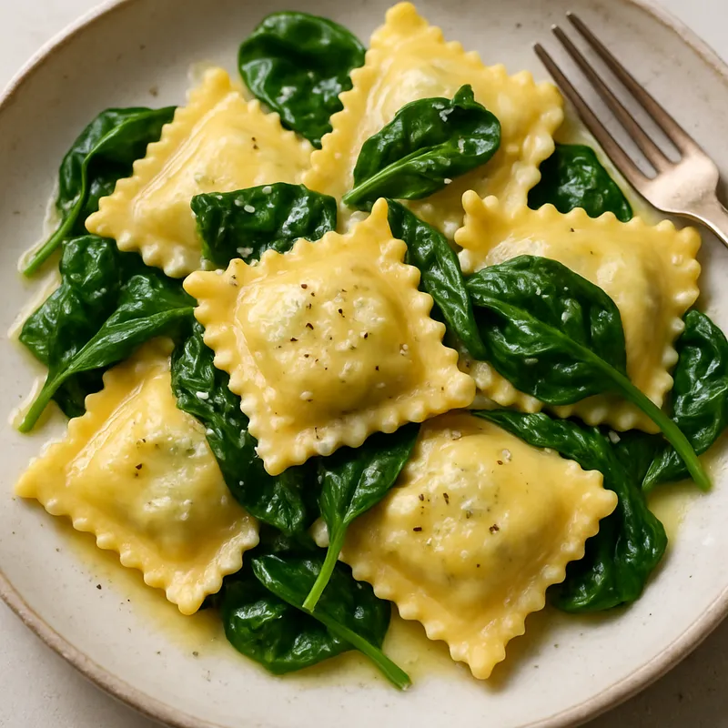 Ravioli Di Magro (Ricotta-Spinat-Ravioli)