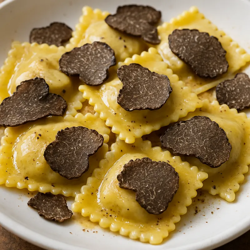 Ravioli mit Trüffel