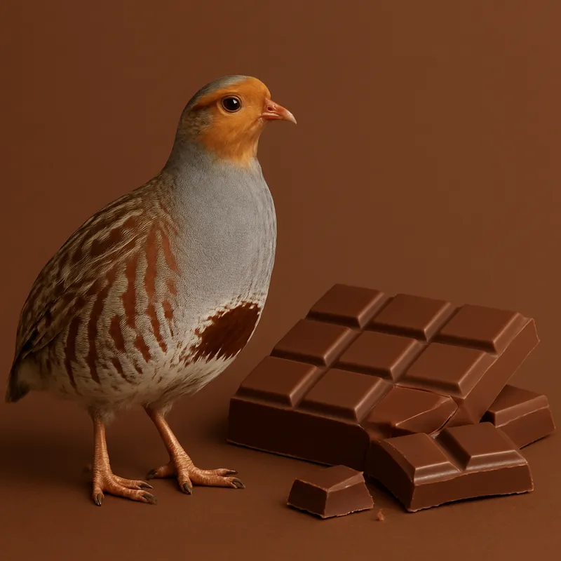 Rebhuhn mit Schokolade