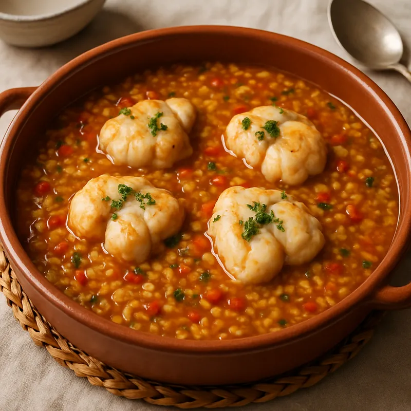 Reis mit Seeteufel (Arroz Con Rape)
