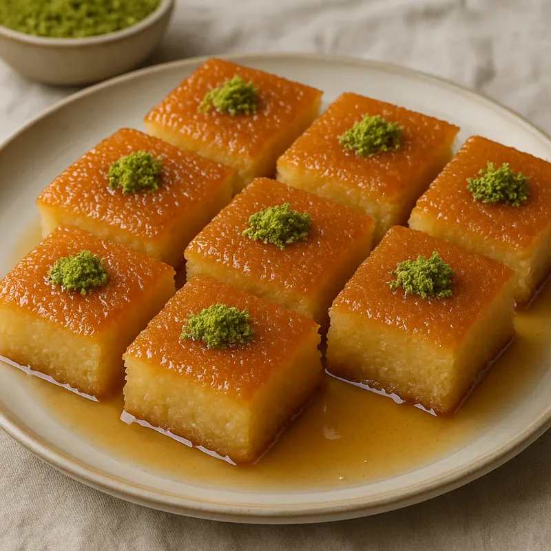 Revani Grießkuchen im Zuckersirup