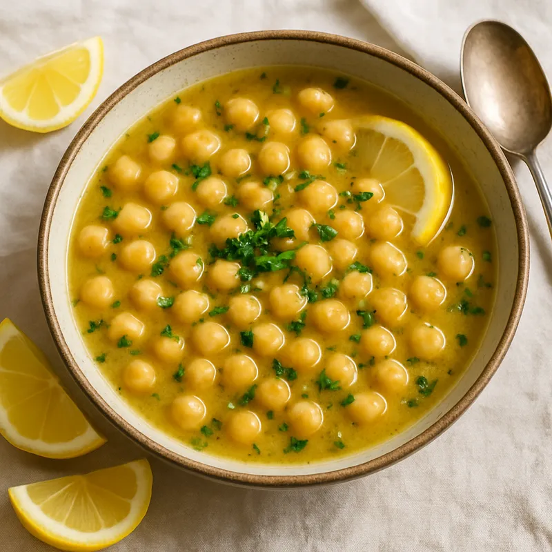 Revithia Nistisima (Griechische Fastensuppe mit Kichererbsen)