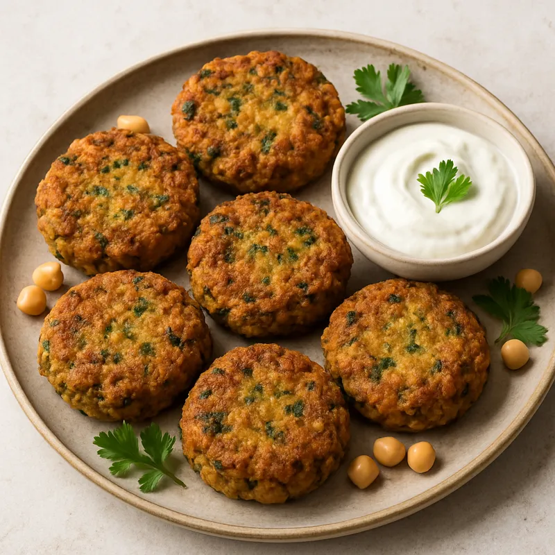 Revithokeftedes (Kichererbsen-Fritters)