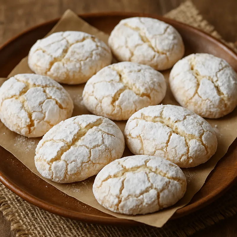 Ricciarelli (Italienische Mandelplätzchen)