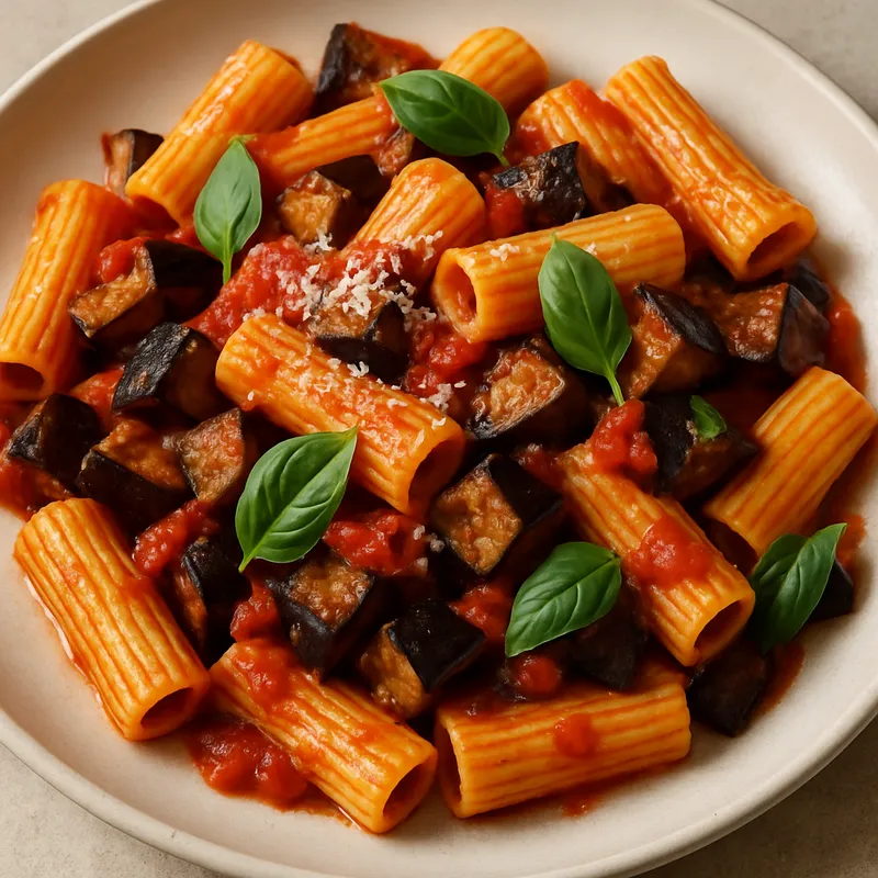 Rigatoni alla Norma