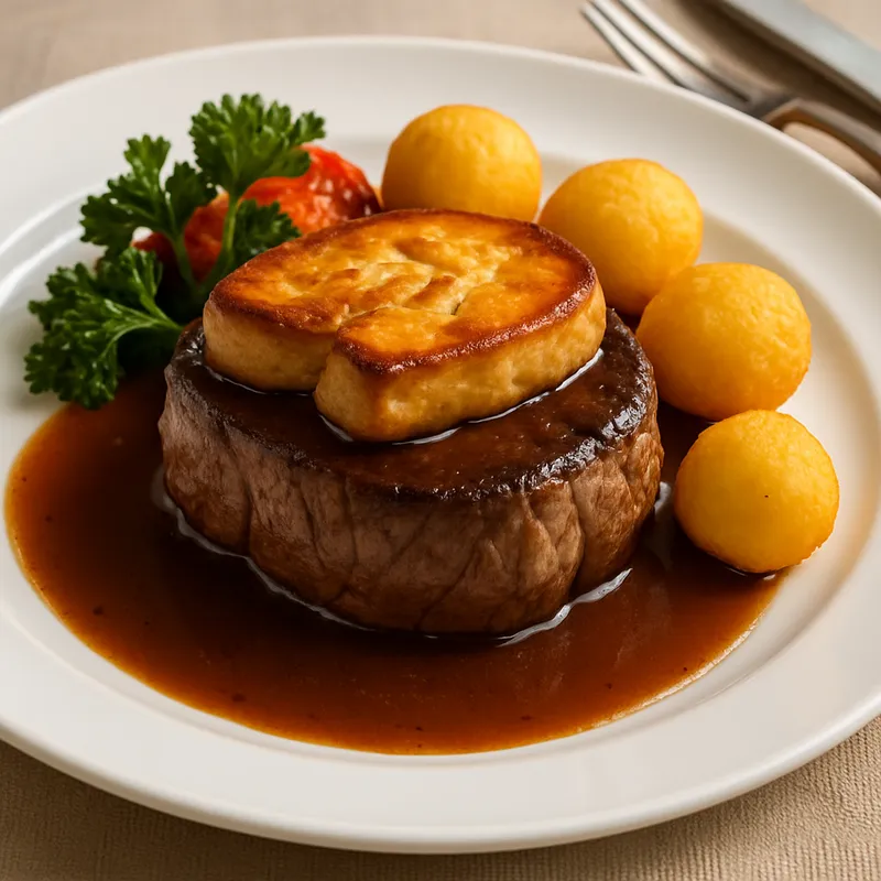 Rinderfilet Rossini auf portugiesische Art