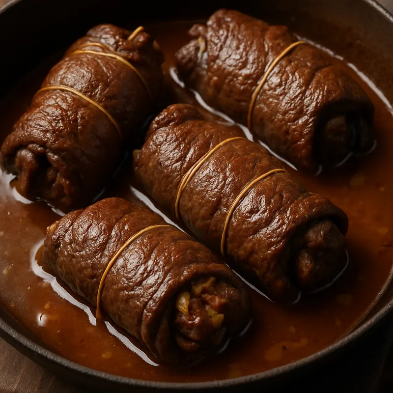 Rinderrouladen (gefüllte Röllchen)